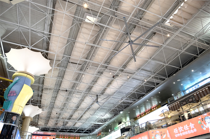 大潤發(fā)商場空間解決方案：多用途永磁直驅(qū)風扇